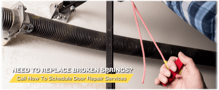 Broken Garage Door Spring Location