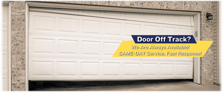 Garage Door Off Track In Location